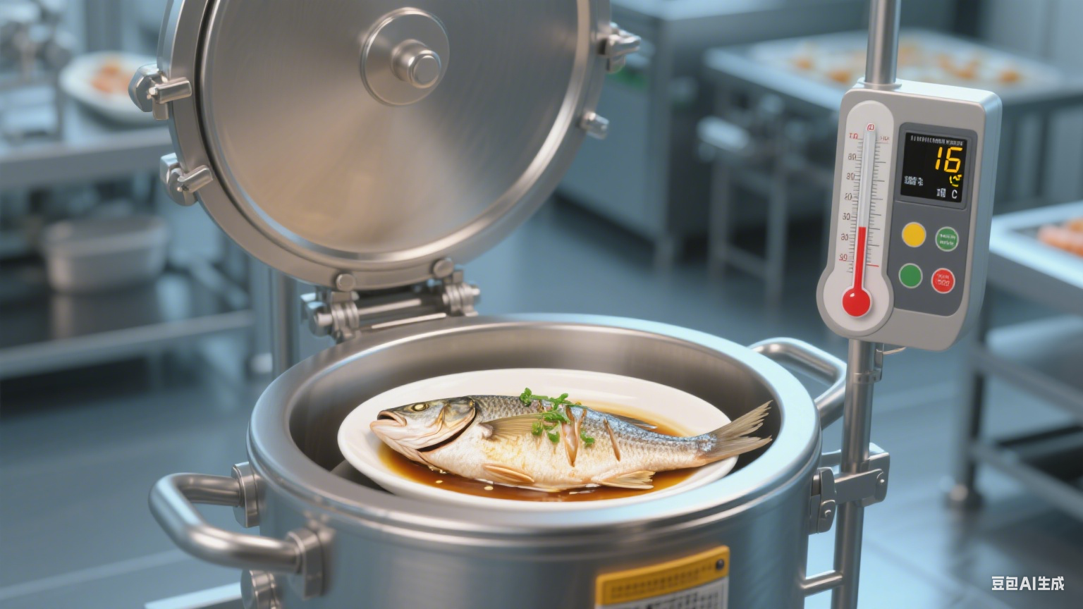 在食品加工领域，尤其是罐头、酱料、预制菜等需要长期储存或大规模生产的品类中，杀菌锅扮演着不可或缺的角色(5)