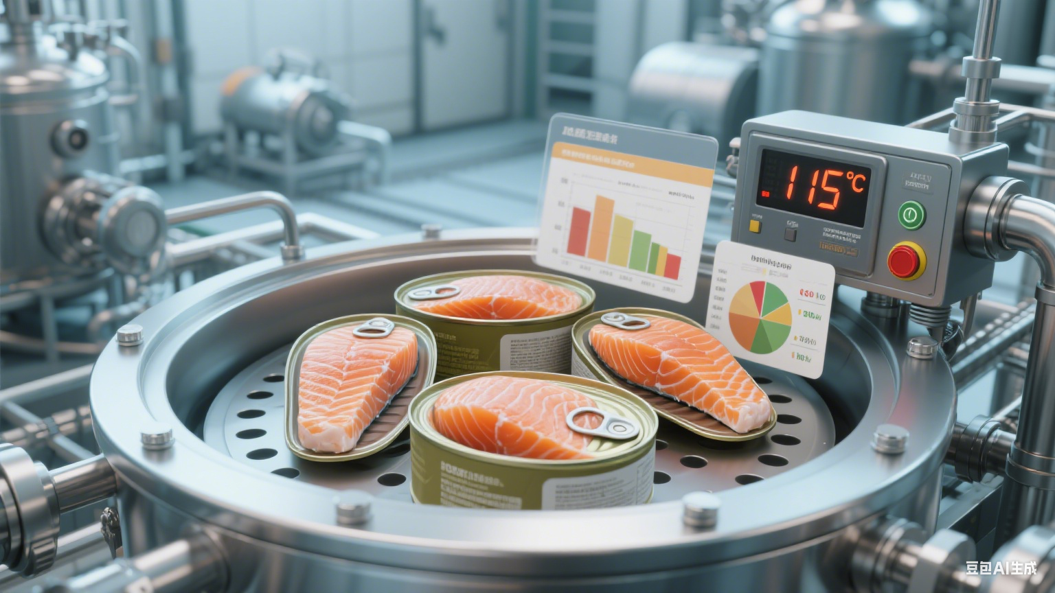 杀菌锅在食品加工厂鱼类加工中的核心应用(3)