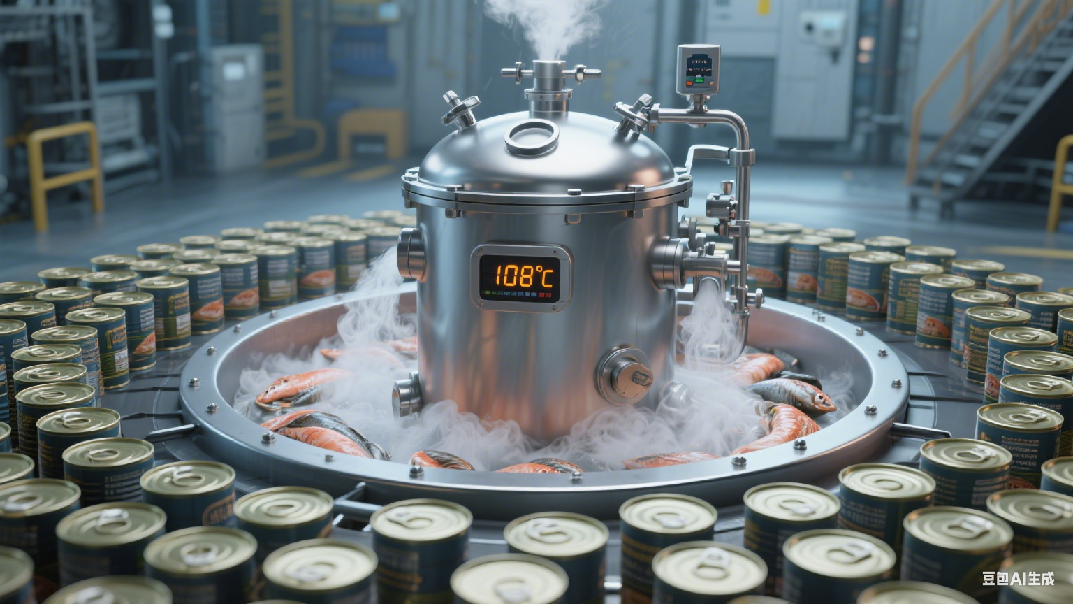 杀菌锅在食品加工厂罐头生产中的核心应用(2)