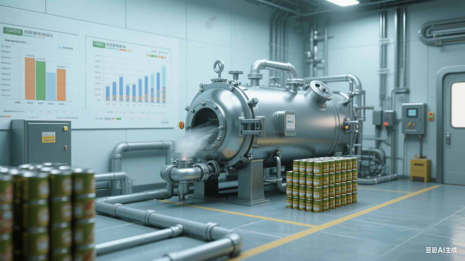 杀菌锅在食品加工厂罐头生产中的核心应用(6)