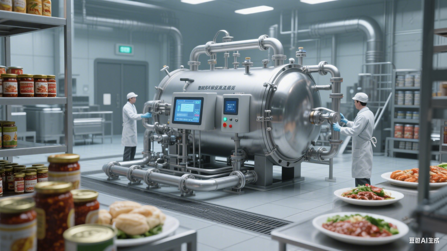 食品加工杀菌未来趋势！高温杀菌锅智能环保，助力产业升级(1)