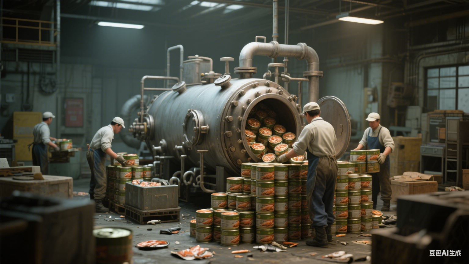 高温杀菌锅适配罐头生产线：快速杀菌锁鲜，满足大批量生产(2)