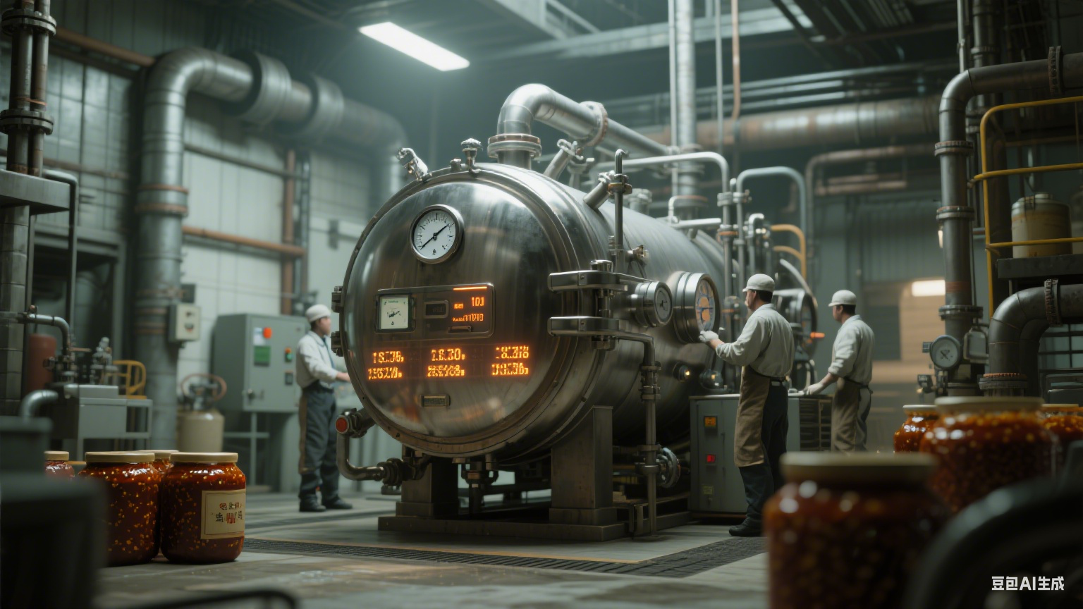 高温杀菌锅解决酱料杀菌不彻底：立体加热杀菌，保障每处无死角(5)