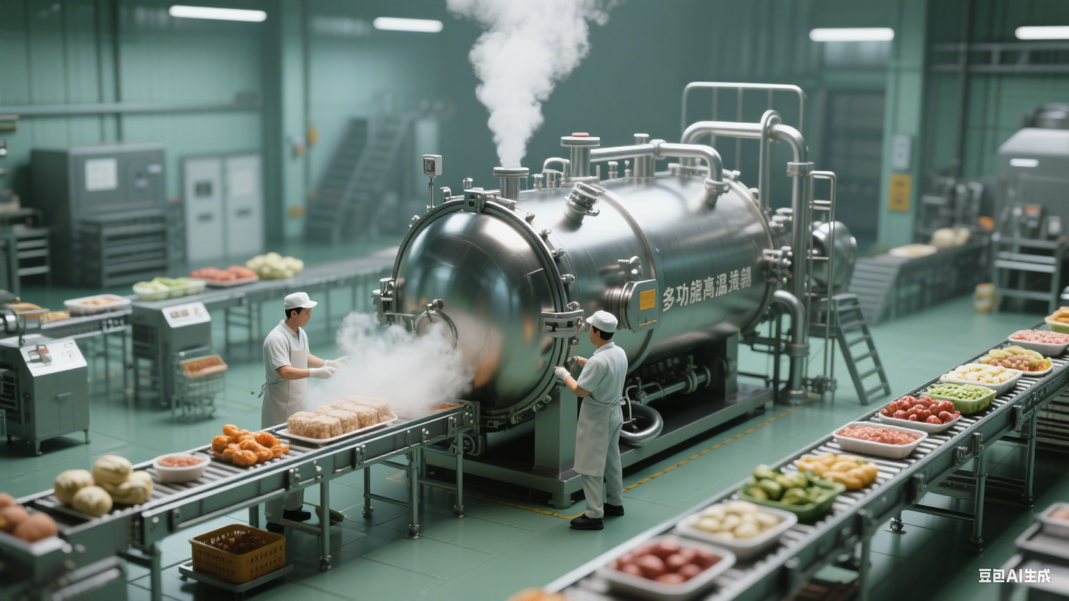 适配肉类、果蔬加工多用途高温杀菌锅(5)