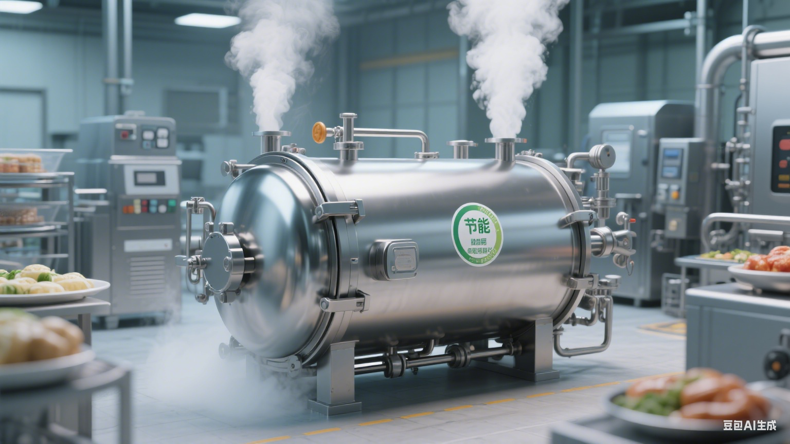 高温杀菌锅节能设计，食品厂降本增效利器！(1)