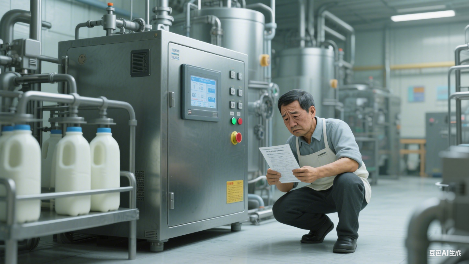 牛奶低温杀菌机咋操作？(1)