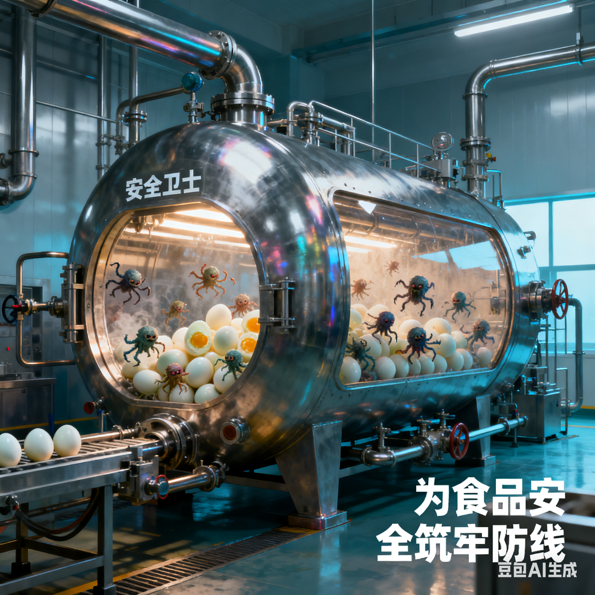 咸鸭蛋杀菌设备用水量解析：探寻洁净杀菌与水资源利用的平衡之道(1)