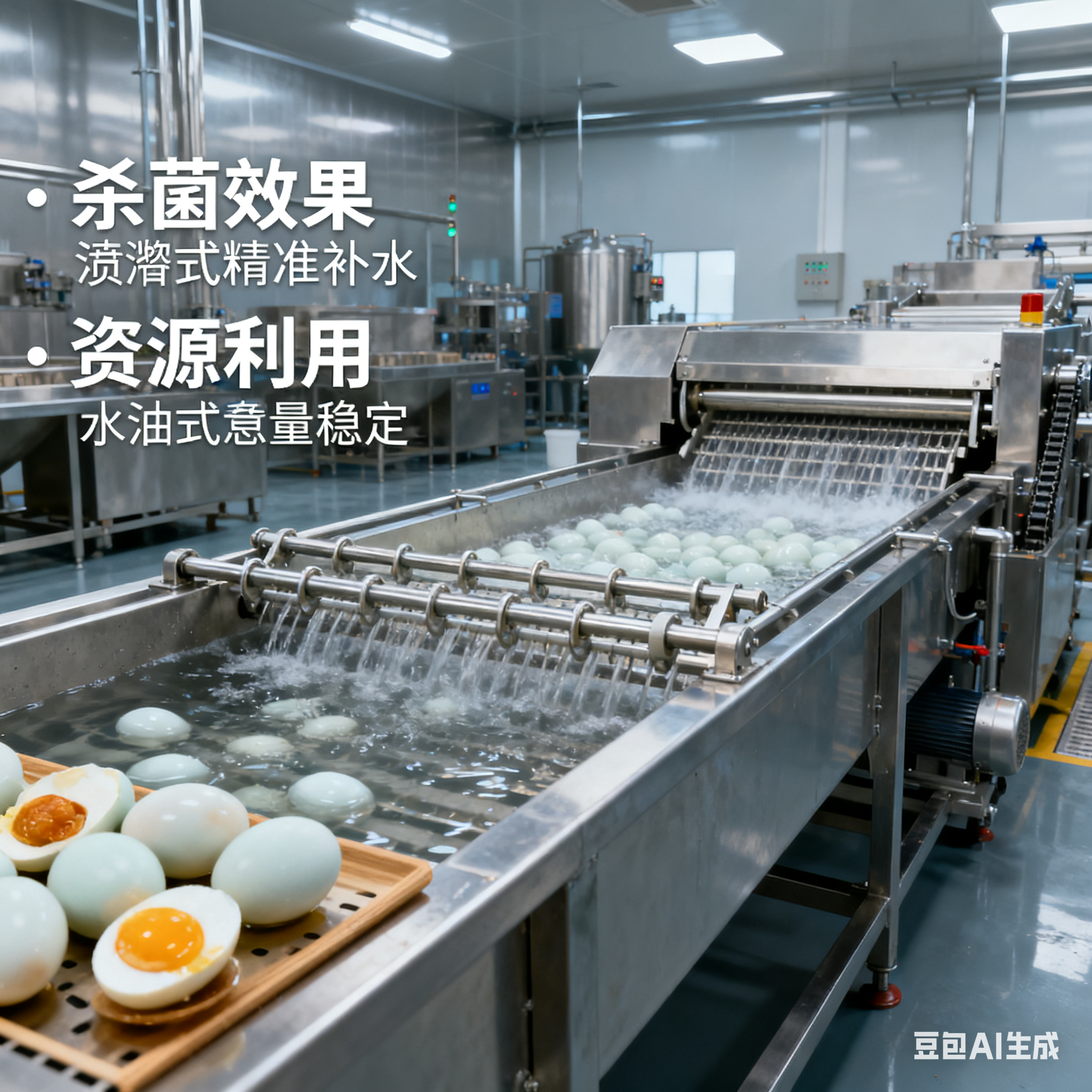 咸鸭蛋杀菌设备用水量解析：探寻洁净杀菌与水资源利用的平衡之道(5)