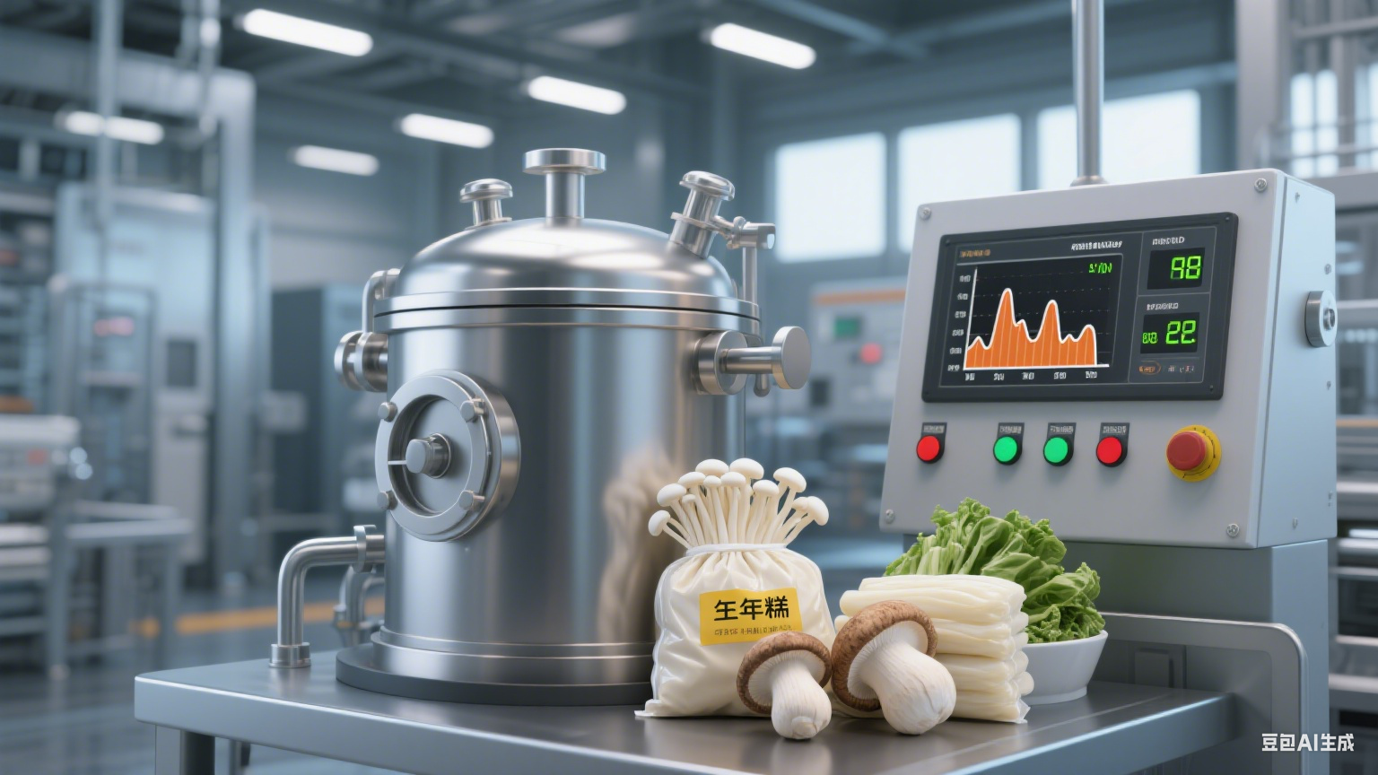 蘑菇包杀菌锅杀菌原理解析：构筑菌菇制品安全保鲜的核心防护(5)
