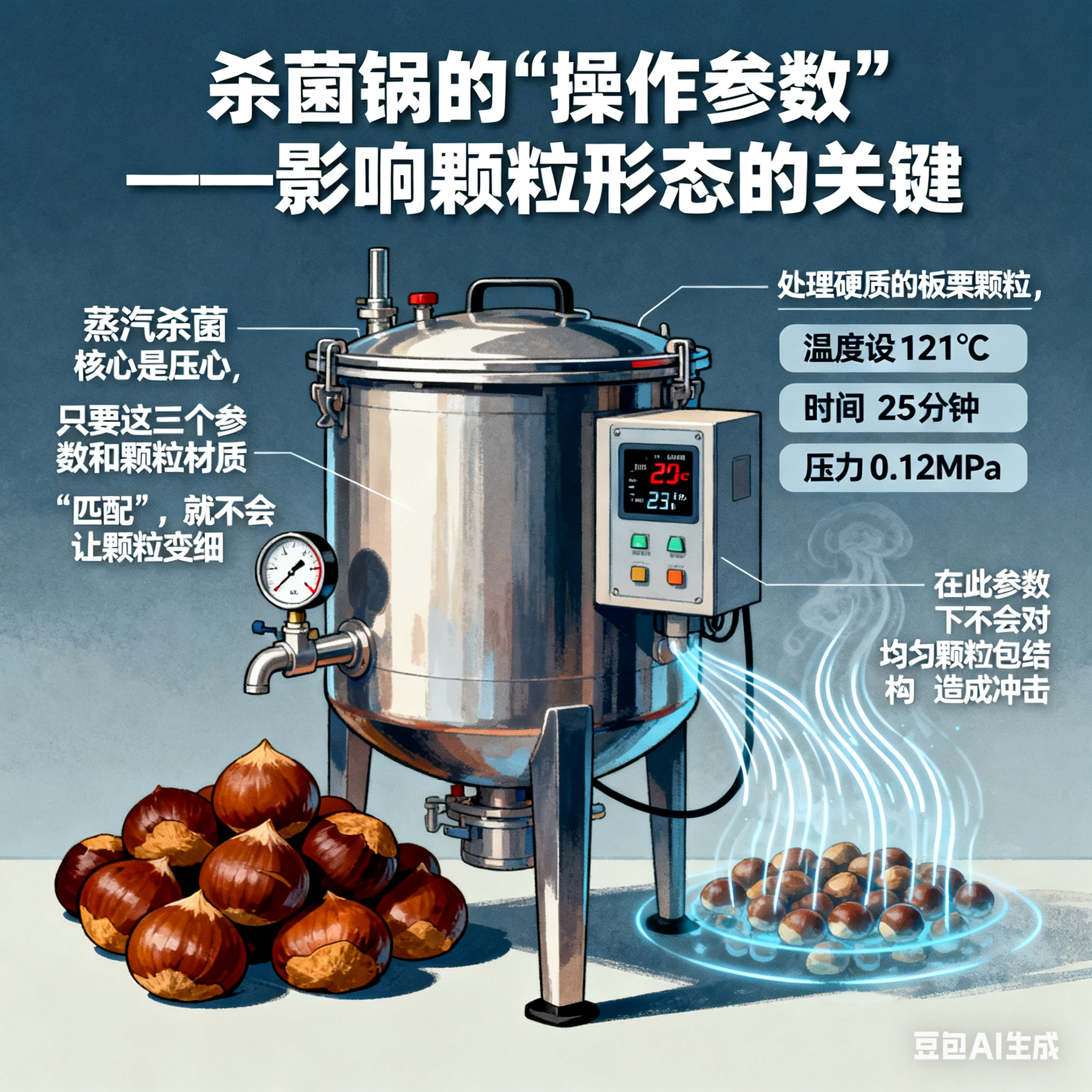 颗粒蒸汽杀菌锅杀完，颗粒会变细吗？(3)