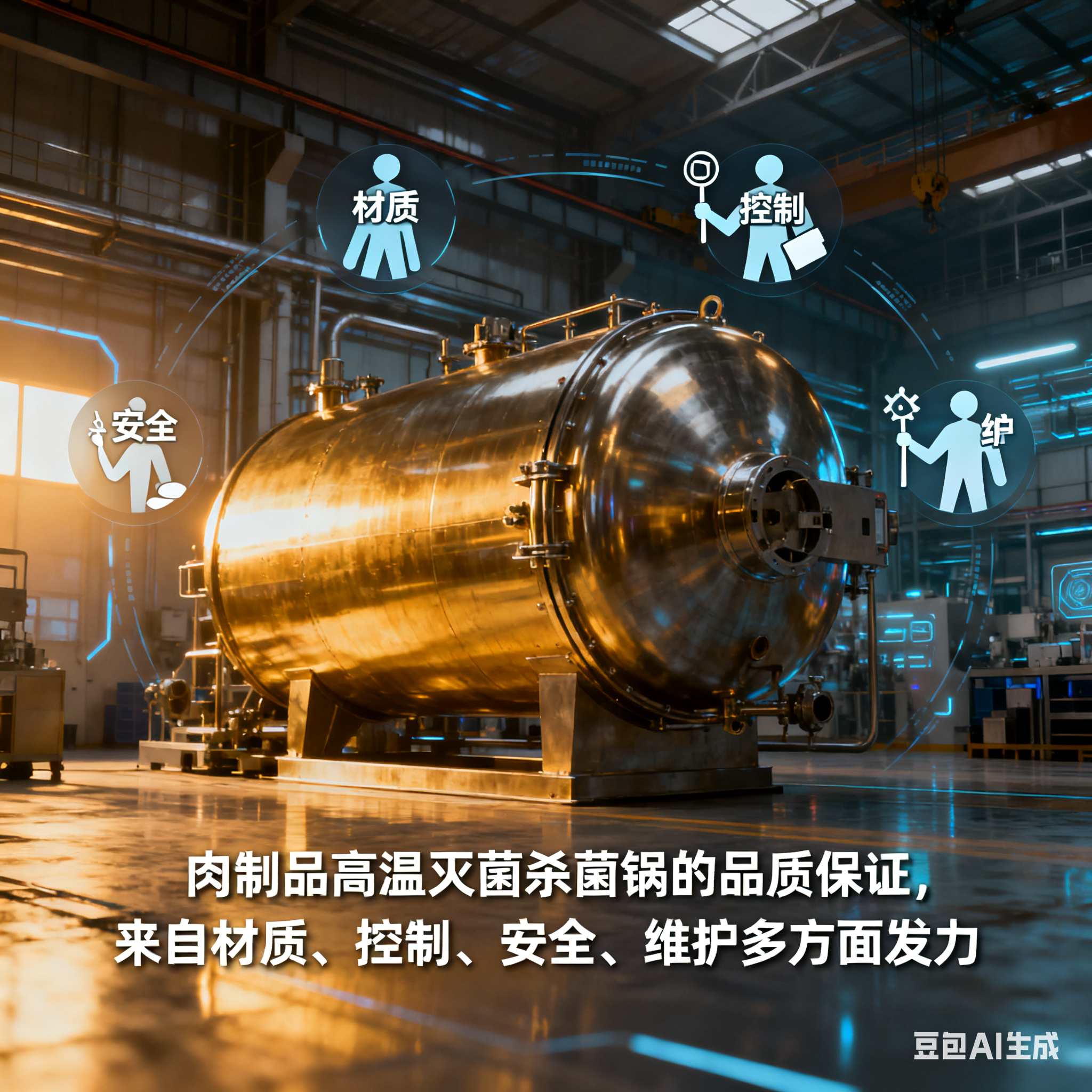 肉制品高温灭菌杀菌锅，品质咋保证？(5)