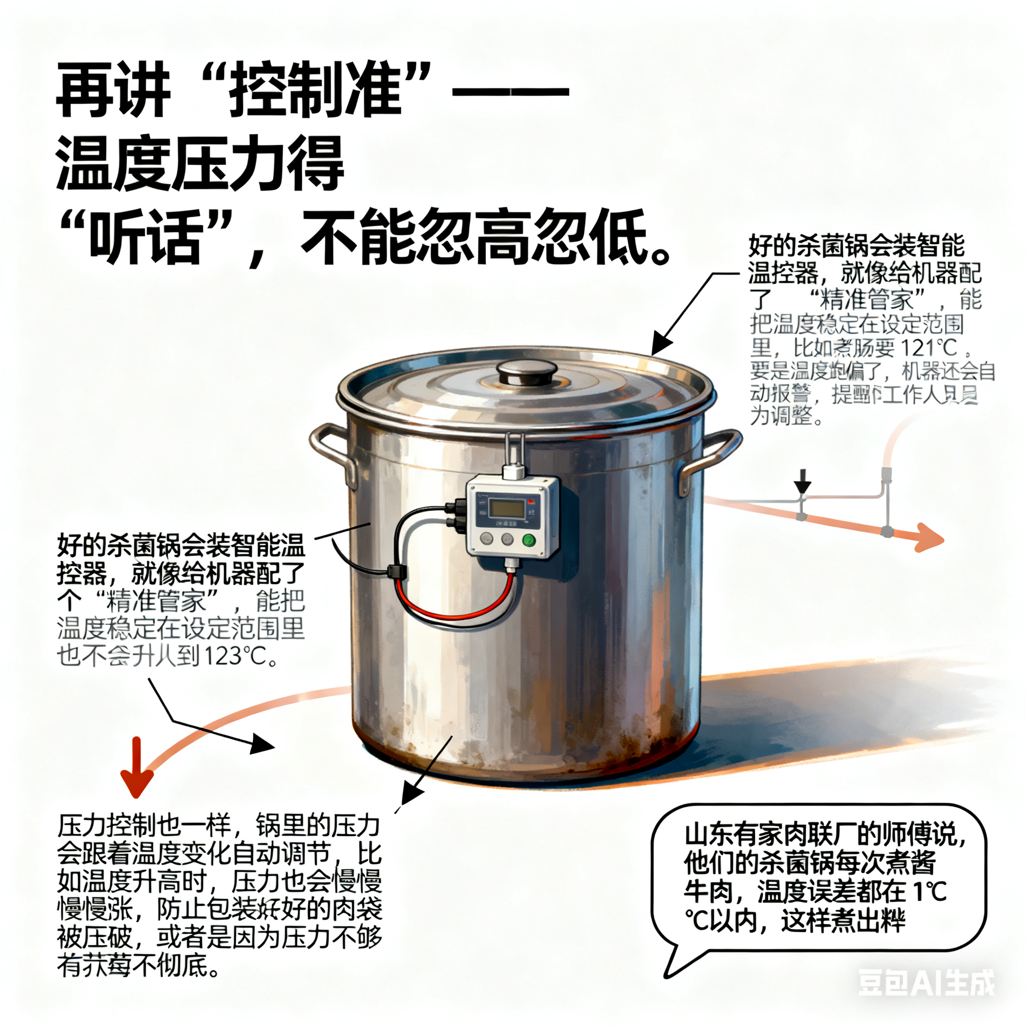 肉制品高温灭菌杀菌锅，品质咋保证？(3)