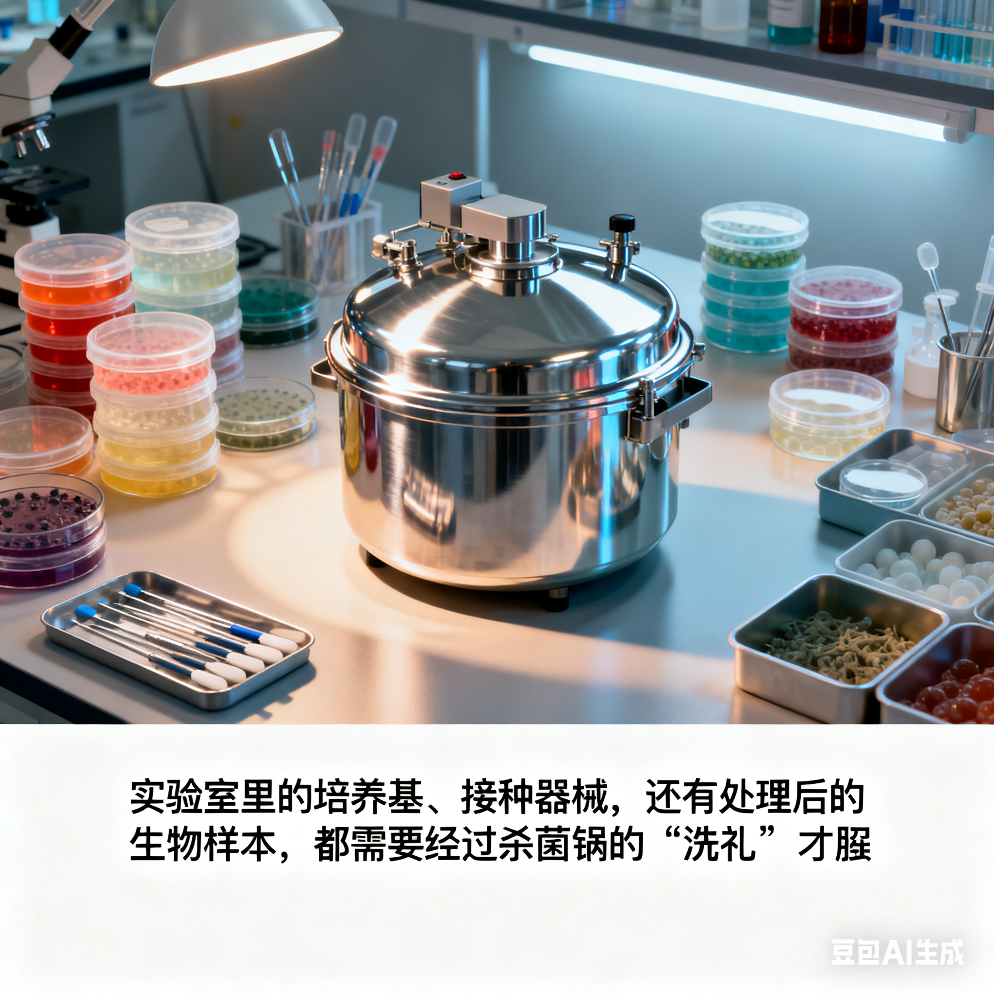 不锈钢科研杀菌锅，靠什么杀灭微生物？(1)