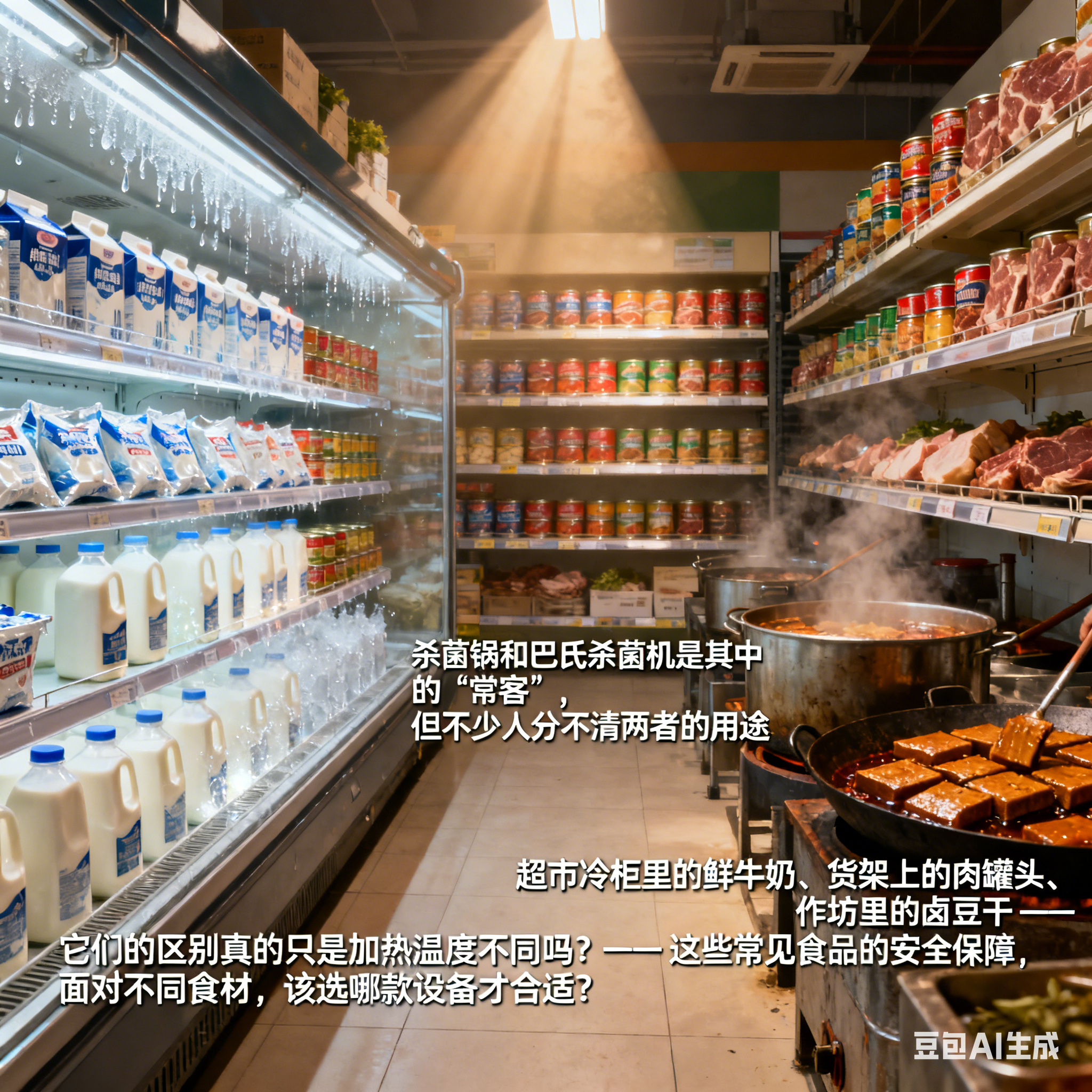 杀菌锅和巴氏杀菌机，差别只在温度吗？(1)