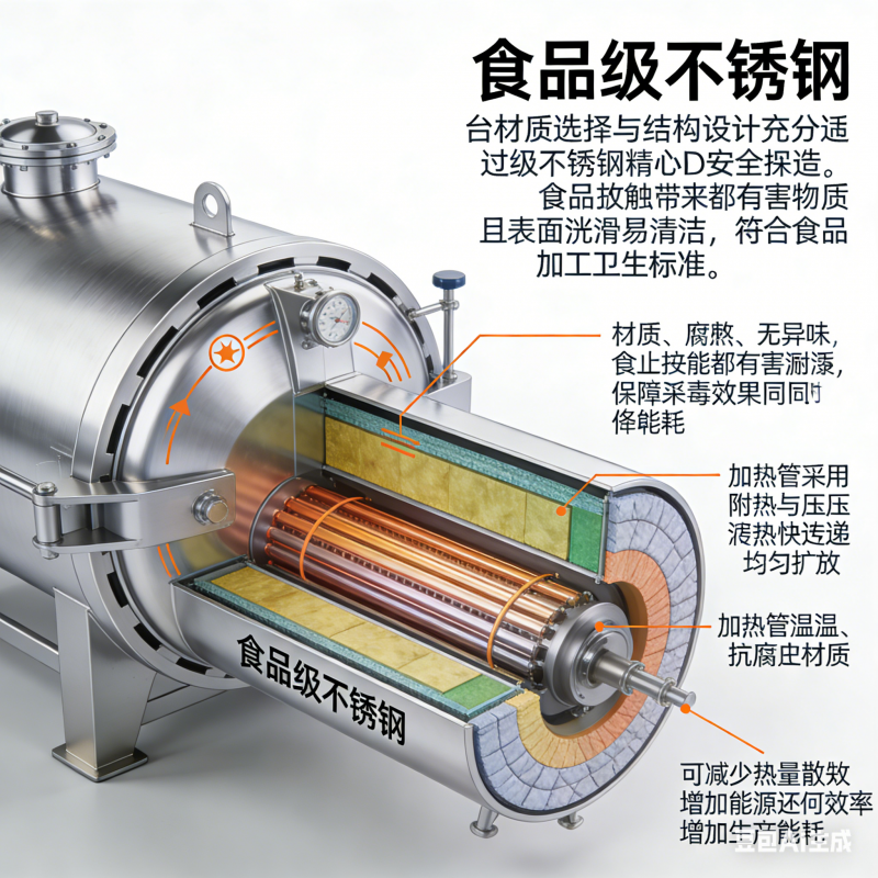 酱牛肉、粽子等多品类食品杀菌，高温电加热杀菌锅(3)